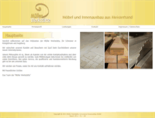 Tablet Screenshot of muellerwerkstaette.de